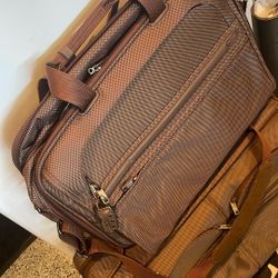 Vintage Tumi Overnight Bag With Laptop bag