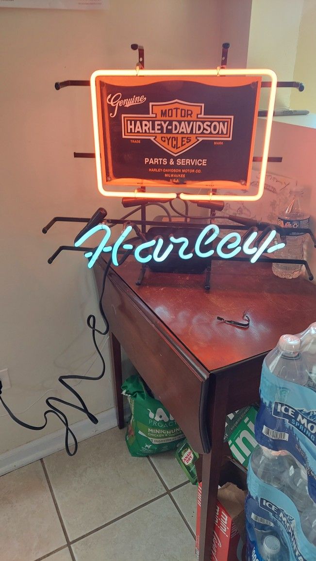 Harley Neon Sign