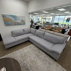 2pc Fabric Sectional Sofa-zero down Payment 