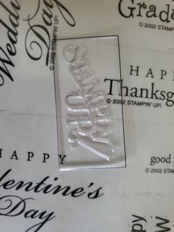 Stampin' Up Stamps New Set Of 12