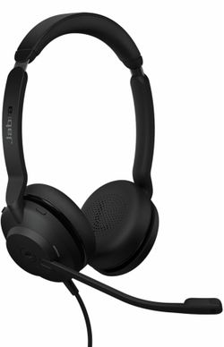 Jabra Evolve2 30 SE (2025 Version) Wired Dual-Ear Headset with Microphone for Work – Computer Headset - New USB-A and USB-C Cable - Goes with All Onli