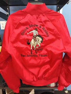 Vintage Stock Show & Rodeo San Antonio Texas 1992 Jacket Medium