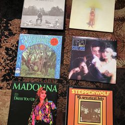 Vintage vinyl record  album collection lot  Beatles, George Harrison, and more