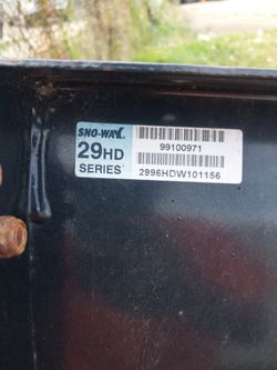 Snoway Plow