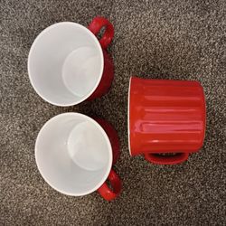 Red Soup Cups 