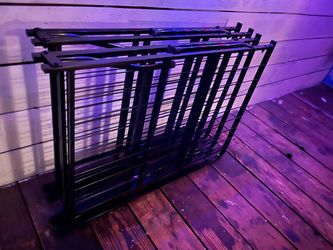Full metal bed frame