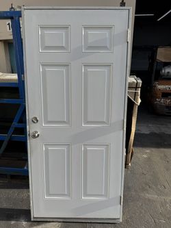 37.5 X 82.5 Hurricane Impact 6-Panel Fiberglass Door