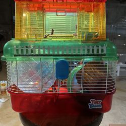 Hamster/Gerbil Cage and Running Ball 