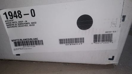 Kohler Archer 66" Soaking Tub