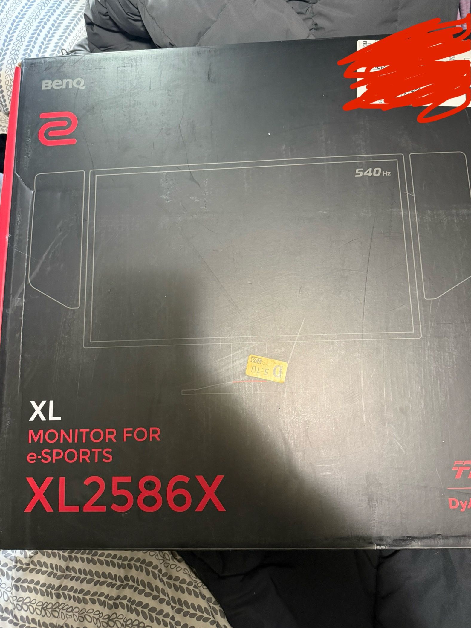 BenQ Zowie XL2586X | 24.1 | Fast TN 540Hz Gaming Monitor for Esports