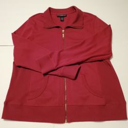Lane Bryant Zip Up Jacket Size 18/20 Plus Size