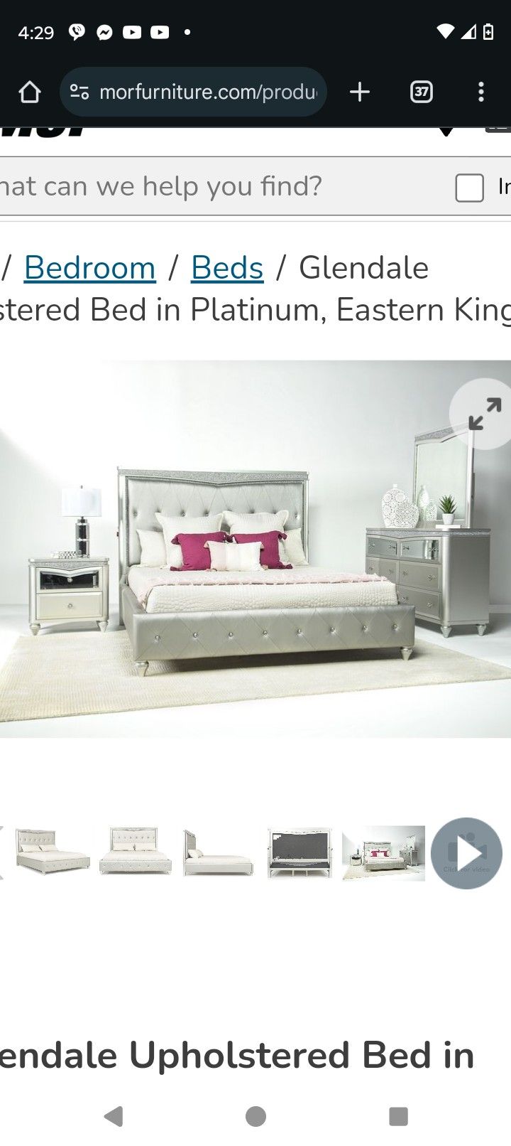 King Bedroom Set Great Condition Much Prettier In Person