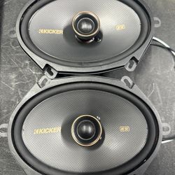Kicker KSC680 6x8 Car Audio Speakers 