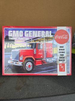 AMT 1/25 Coca-Cola GMC General truck tractor plastic model NIB