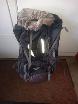 Pinnacle 65 liter backpack w rain cover