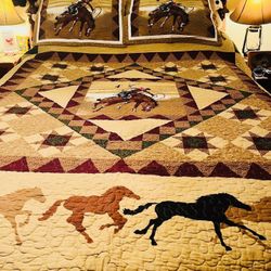 Queen Western Comforter 