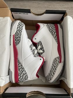 Jordan 3 Cardinal (td) - Size 9c