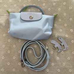 Longchamp Le Pliage Skyblue Mini Bag