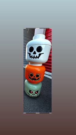LEGO Halloween Minifigure Head Storage Containers Set of 3
