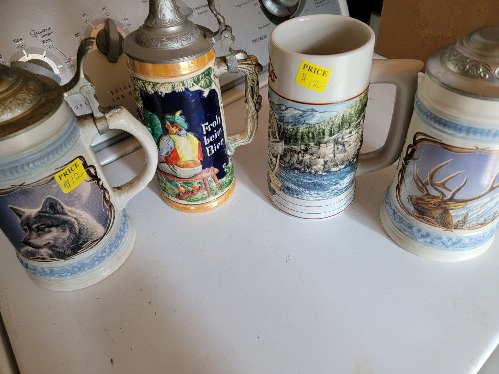 Beer Steins and Mug