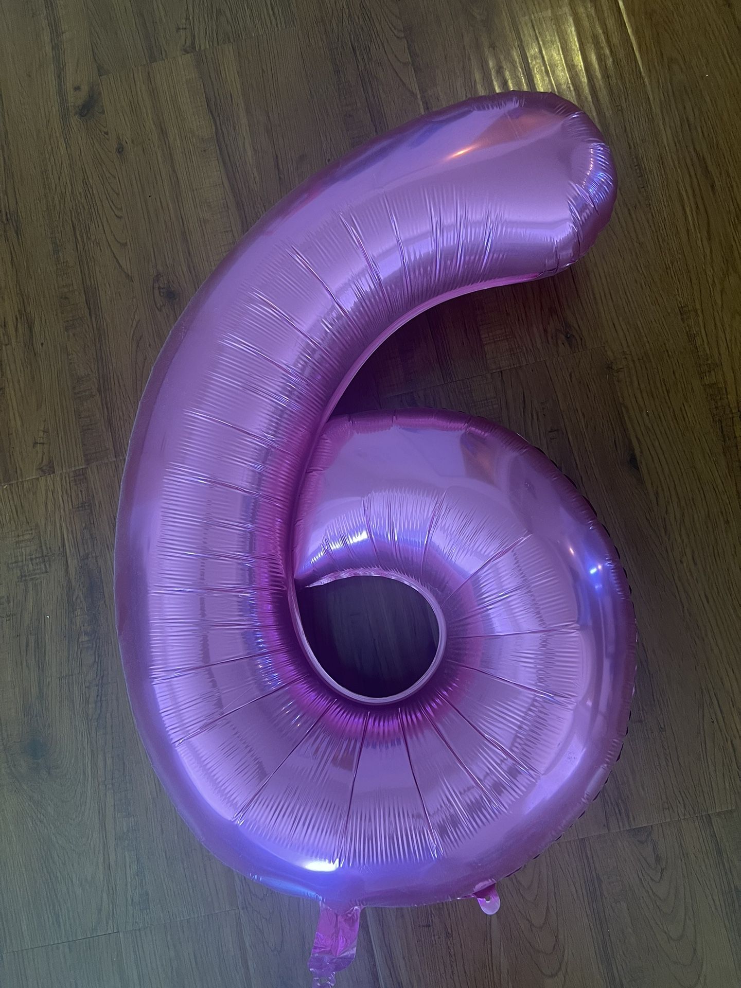 Free Number 6 Balloon - 40 Inches