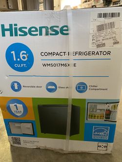 Brand New Hisense Mini Fridge 1.6 cu ft
