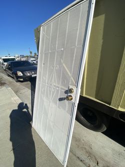 80 X 36 Metal Door used But It's Still In very Good Condition $45