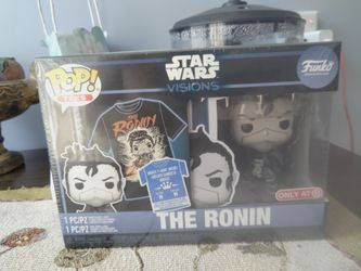 Star Wars The Ronin Funko Pop +Shirt Size M 