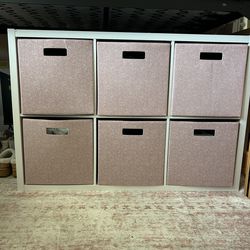 Storage Cube Organizer and Cubes