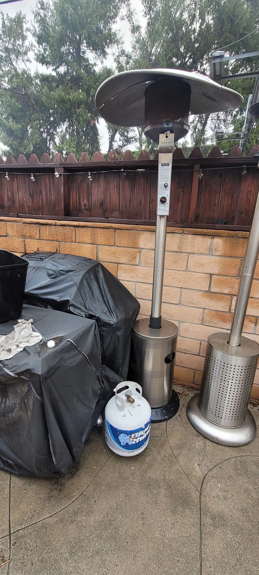 Outdoor Charmglow Stainless Steel Patio Heater