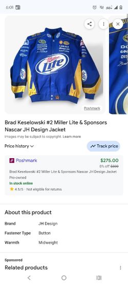 Millerlite Nascar Jacket 