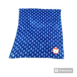 le bebe fire hydrant teddy bear firefighter Soft Blue lightweight Fleece Baby security Blanket