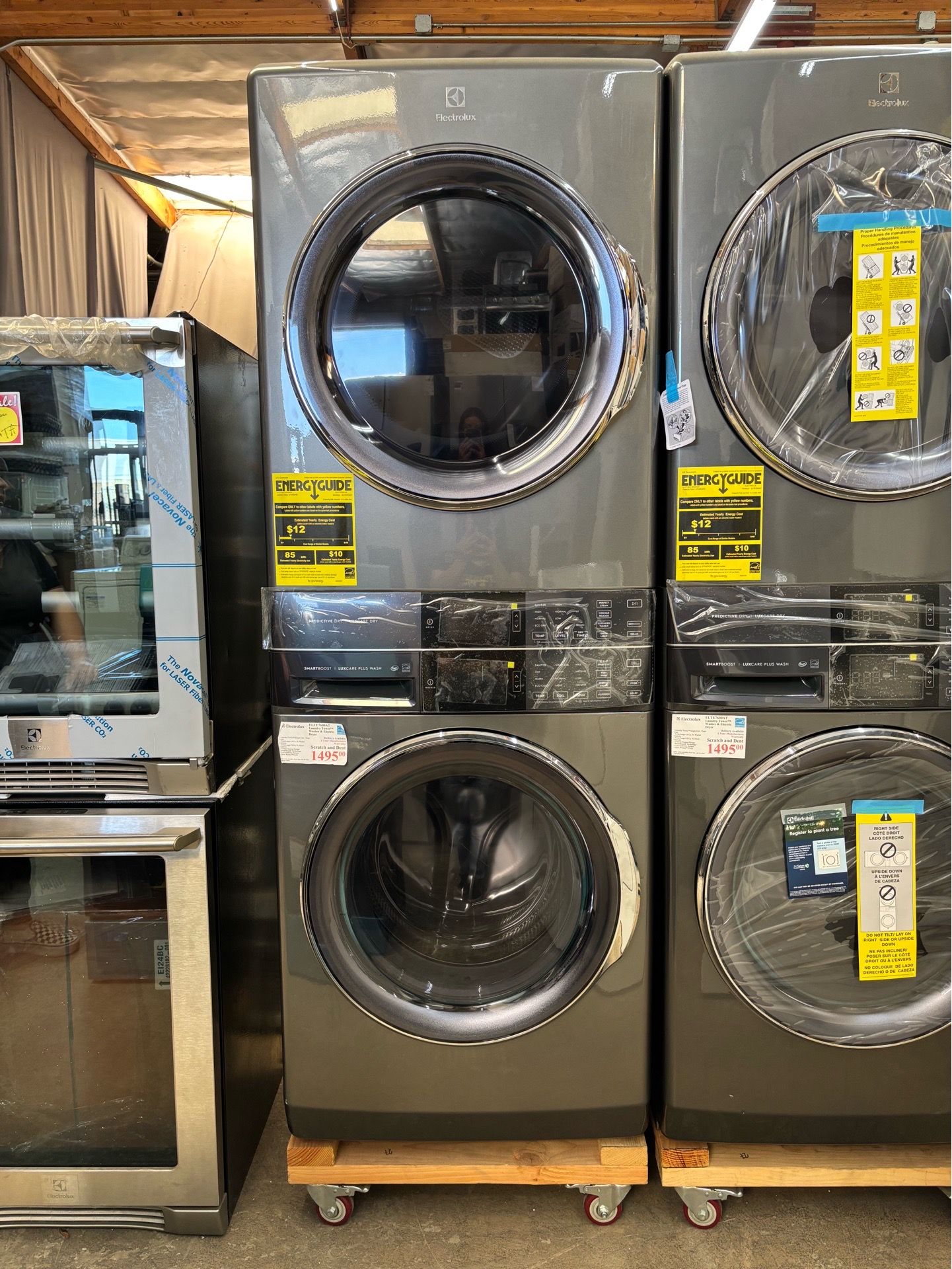 New! Electrolux Laundry Center Washer & Electric Dryer
