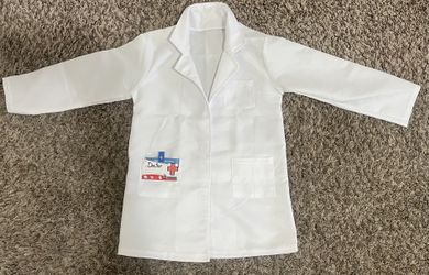 doctor's gown for children 6-8 years