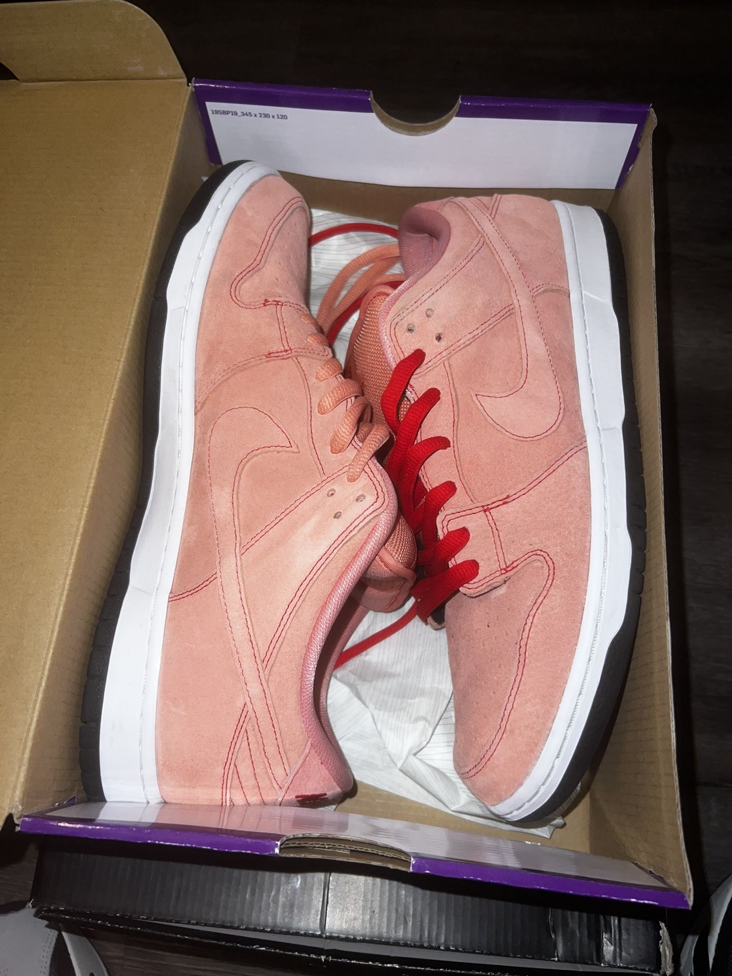 SB Dunk Low Pink Pig Sz 13