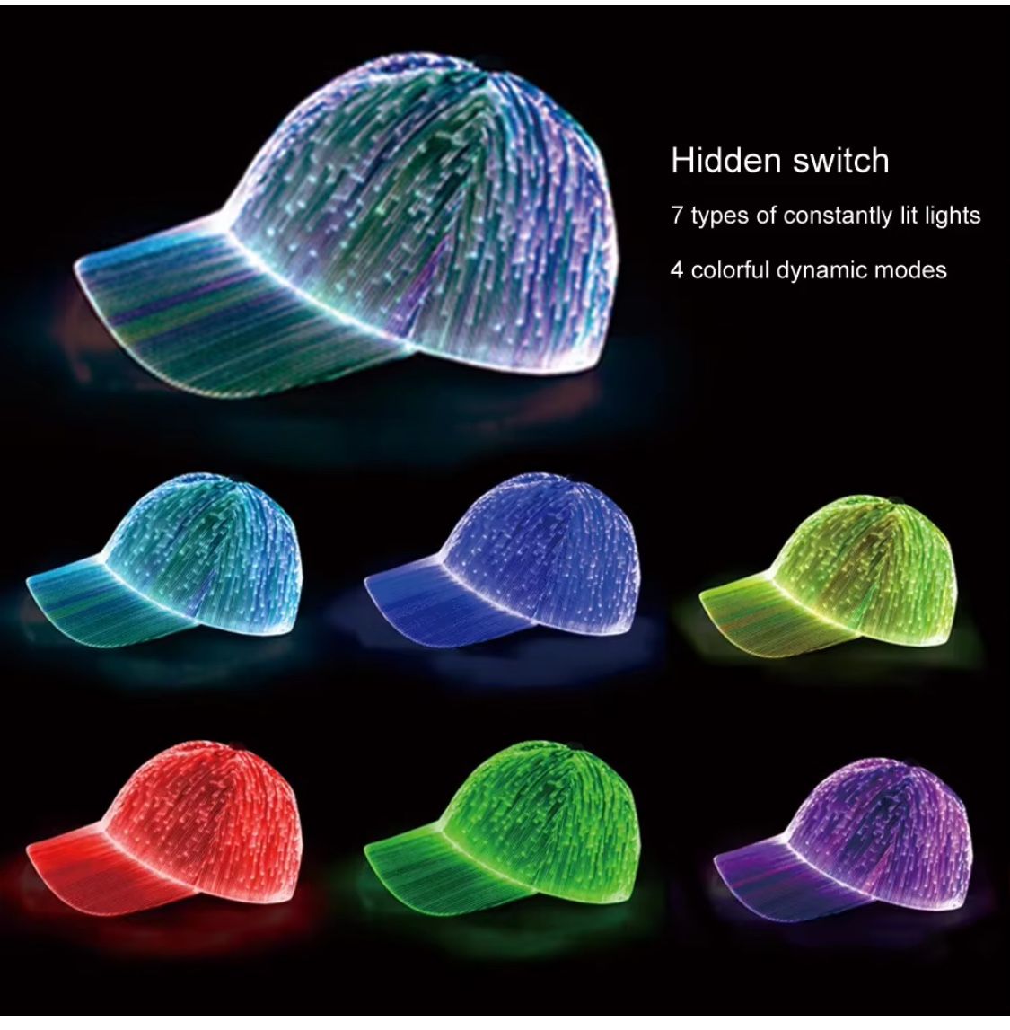 Colorful Luminous Hat