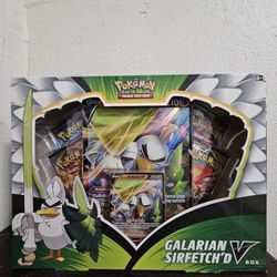 Pokemon Cards  XY Evolutions Galarian Sirfetch'd V Box 