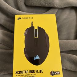 Corsair Scimitar RGB Elite MMO Gaming Mouse – New