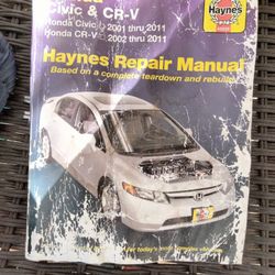 Haynes Civic- CRV Shop Manual
