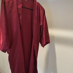Silk Red Robe