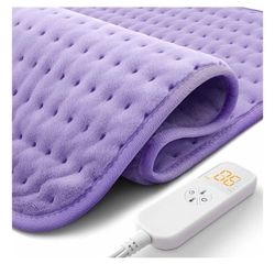UltraWide Microplush XL Electric Heating Pad Back, Neck, Shoulder Pain Auto-Off