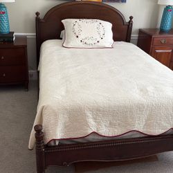 Full-size Bed With Head And Foot Board