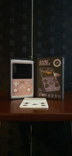 R36S Handheld Retro Game Console Pink
