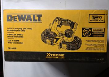 DEWALT DCS375B 12 Volt MAX 1-3/4" Brushless 12V Cordless Bandsaw (Tool Only)