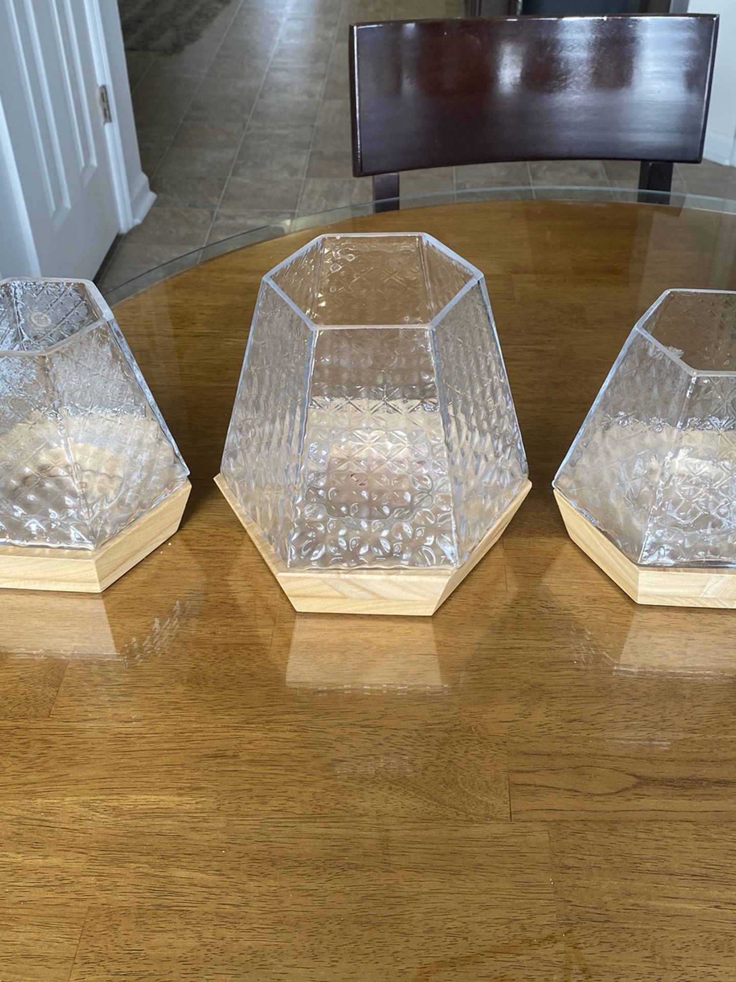 3 Matching Candle Holders, Votives