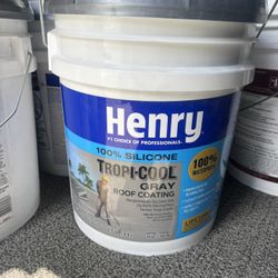 Henry 887G Tropi-Cool Gray 100% Silicone Reflective Roof Coating 4.75 gal.