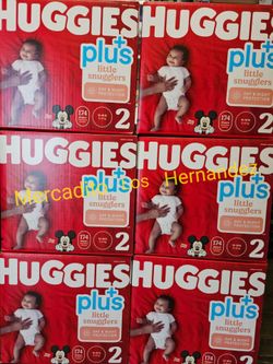 Huggies Size 2 Little Snugglers 174 Pañales Diapers❗️Nuevos Firm Price