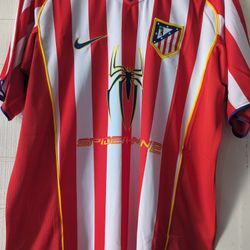 Atletico Madrid Retro Spiderman Soccer Jersey