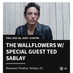 Wallflowers GA ticket - PHOENIX SHOW 