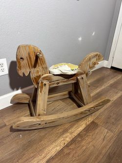 Handmade Wooden Rocking Horse - Rustic DIY Project
